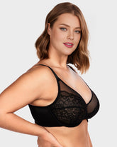 Breast Lace Minimizer Bra